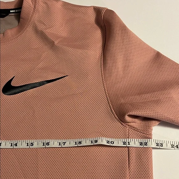Nike Therma Flex Showtime Crew Mens Shirt Medium Pink Hyper Utility Dri Fit EUC - Picture 6 of 12